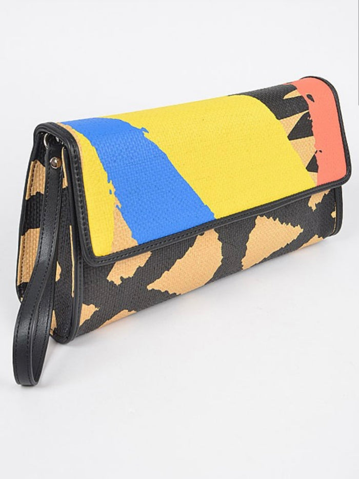 Safari Bright Color Clutch
