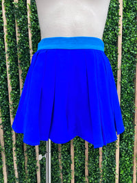 Color Block Pleated Skort