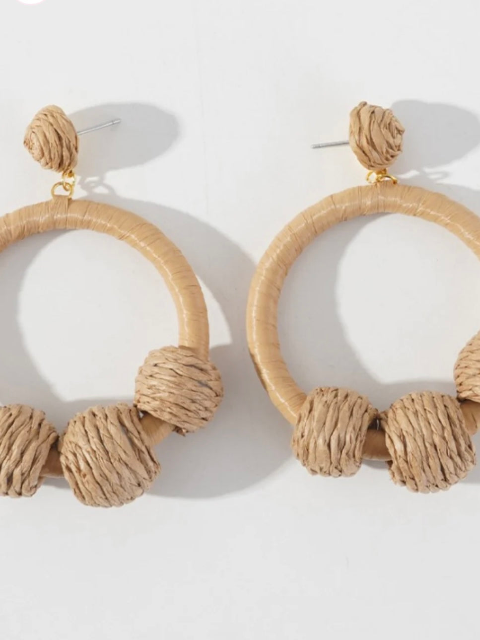 Raffia Drop Earrings