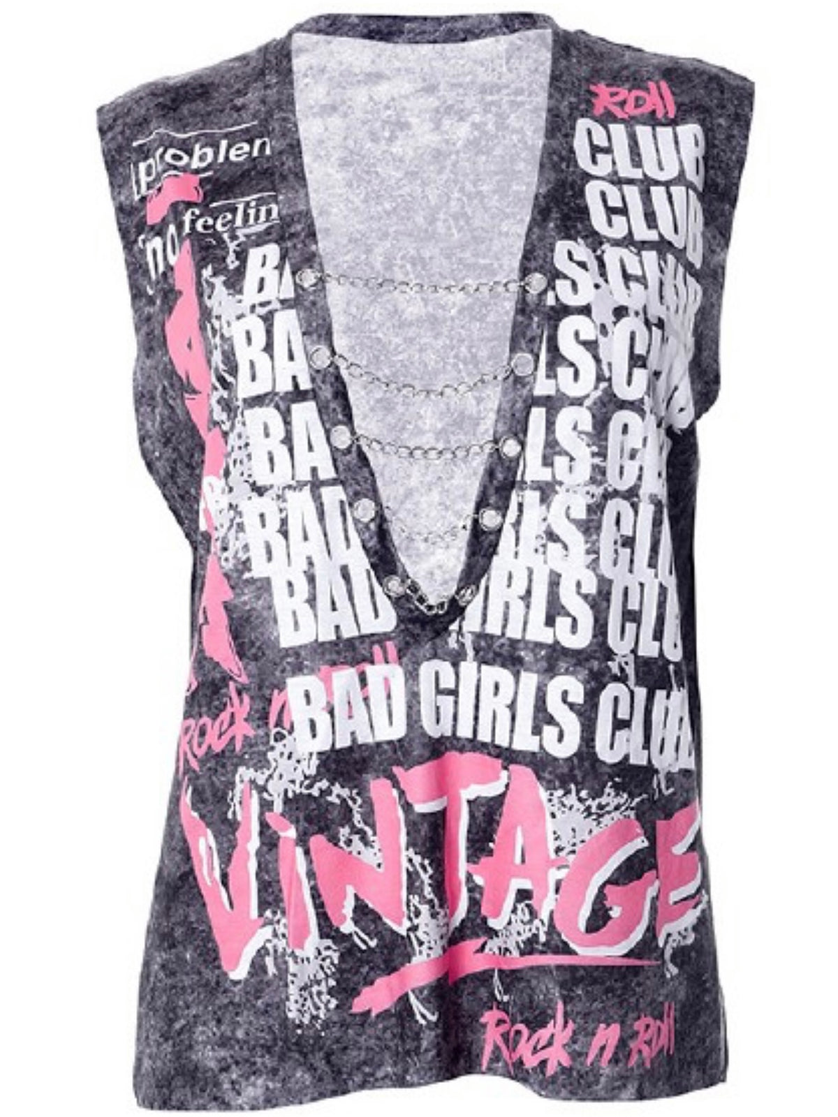 Bad Girls Chain Sleeveless T