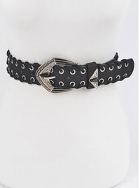 Multi Metal Eyelet Belt