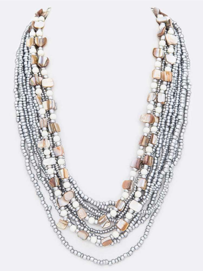 Mix Beads Layer Necklace