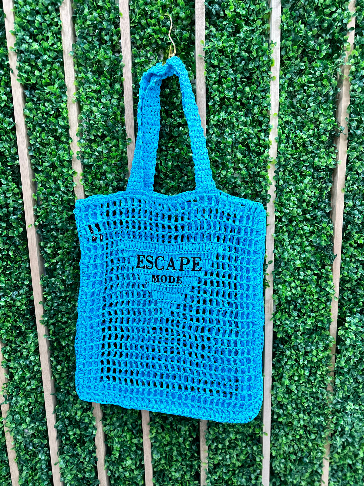 Escape Mode Straw Tote