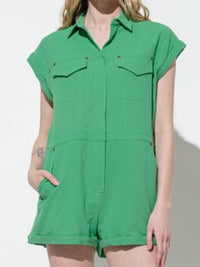 Short Utility Romper