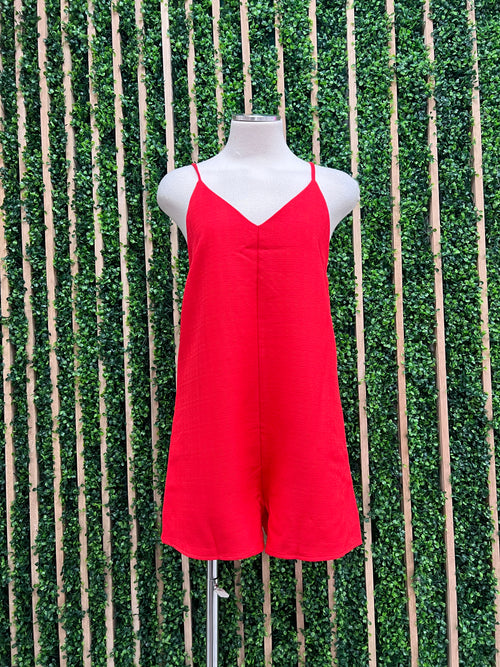 Bow Detail Loose Fit Romper