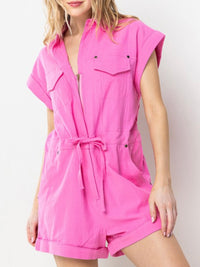 Short Utility Romper