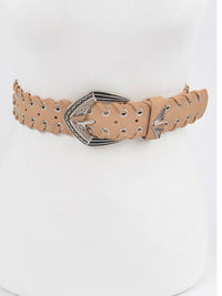 Multi Metal Eyelet Belt