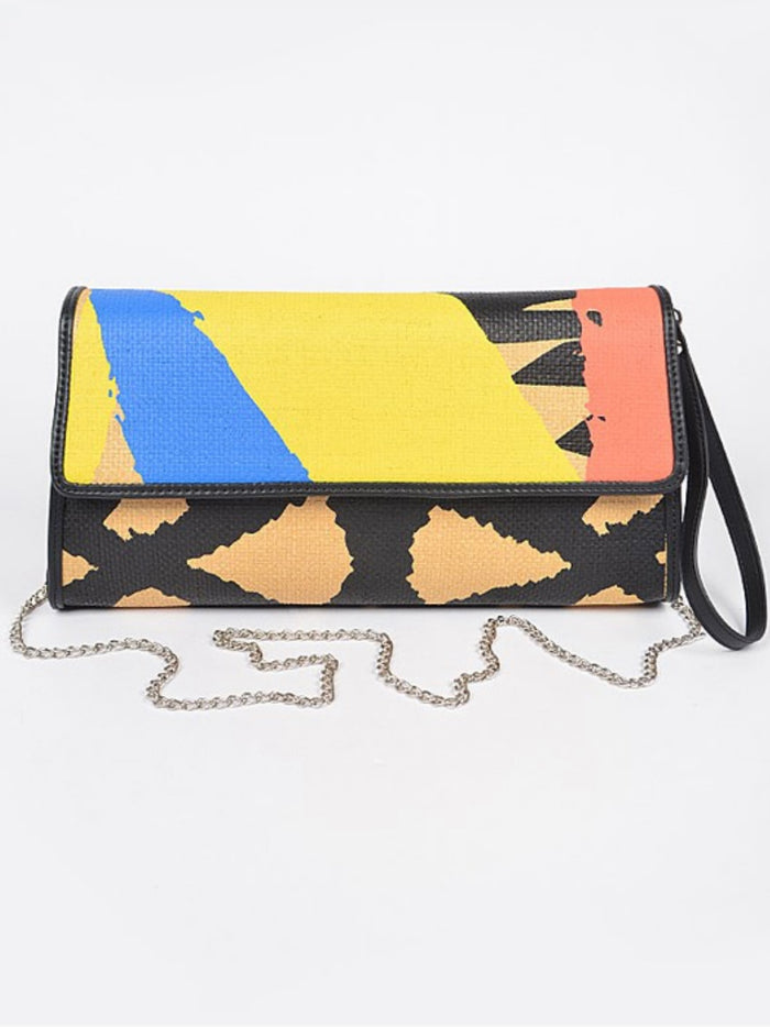 Safari Bright Color Clutch