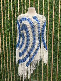 Multi Sleeve Fringe Coverup