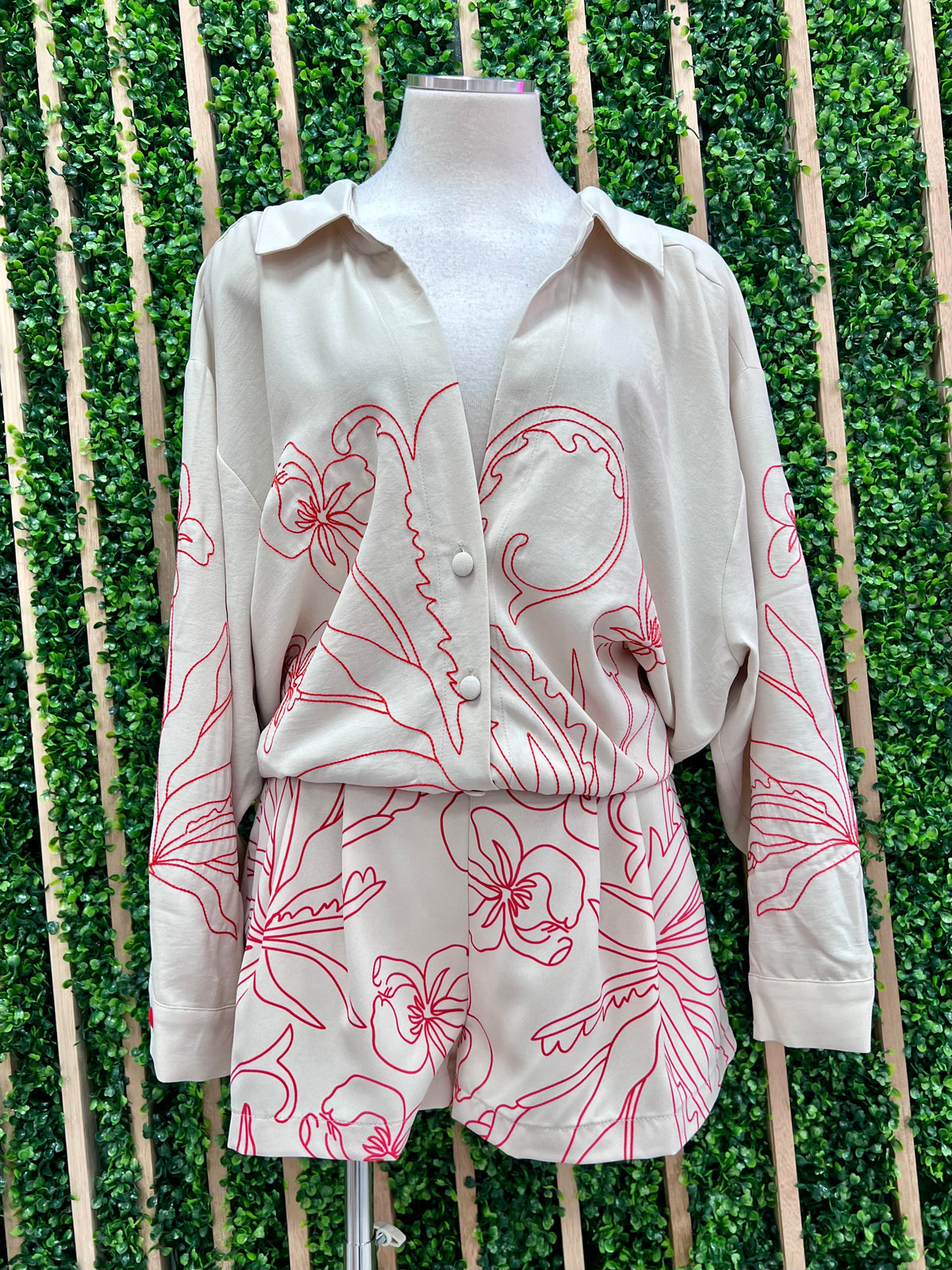 Floral Embroidered Blouse