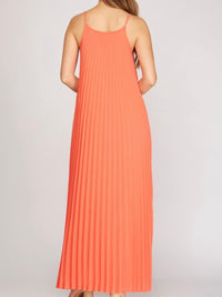 Delicate Pleated Maxi