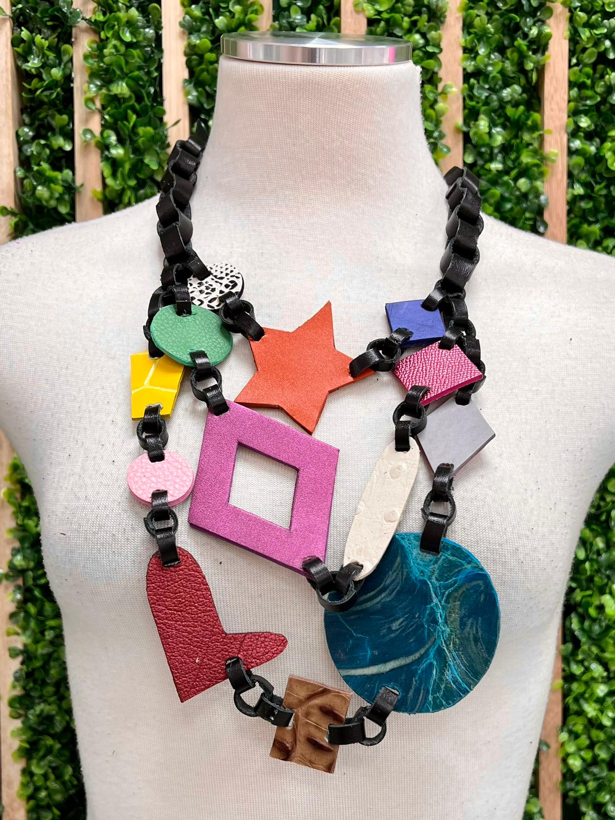 Arlenne Diaz Leather Necklace