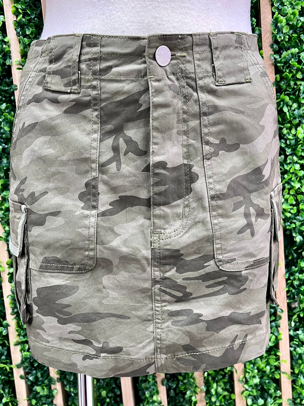 Olive Camo Skirt