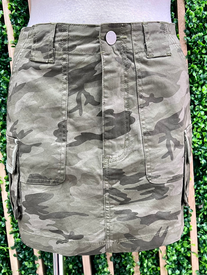 Olive Camo Skirt