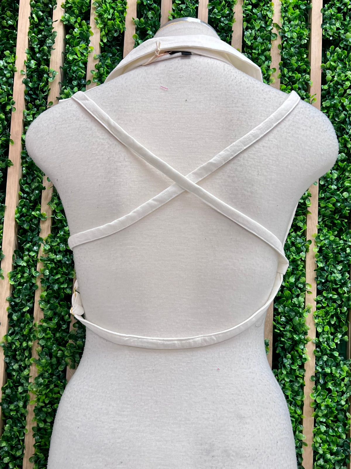 Delicate Open Back Vest Top