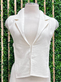 Delicate Open Back Vest Top
