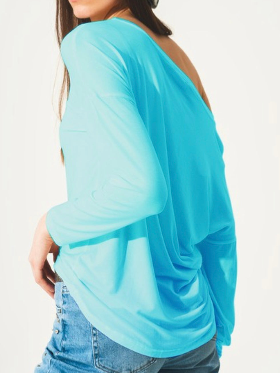 Long Sleeve Off Shoulder Top