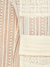 Cream Lace Cargo Resort Joggers