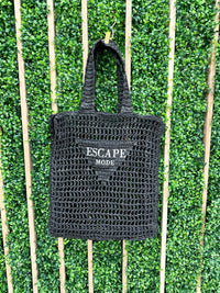 Escape Mode Straw Tote