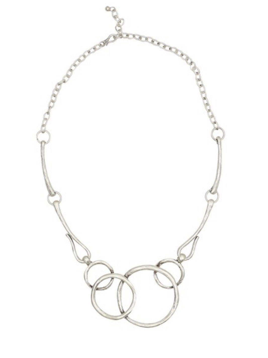 Delciate Boho Multi Circle Necklace