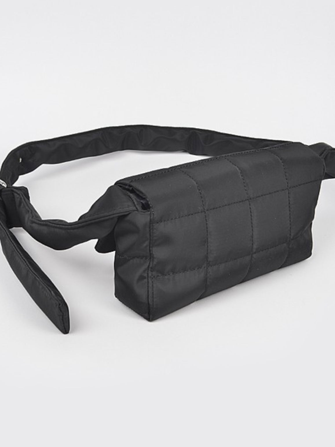 Padded Nylon Crossbody Bag