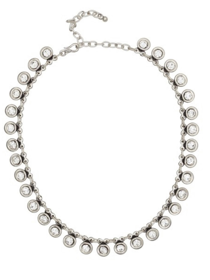 Delicate Boho Multi Crystals Necklace