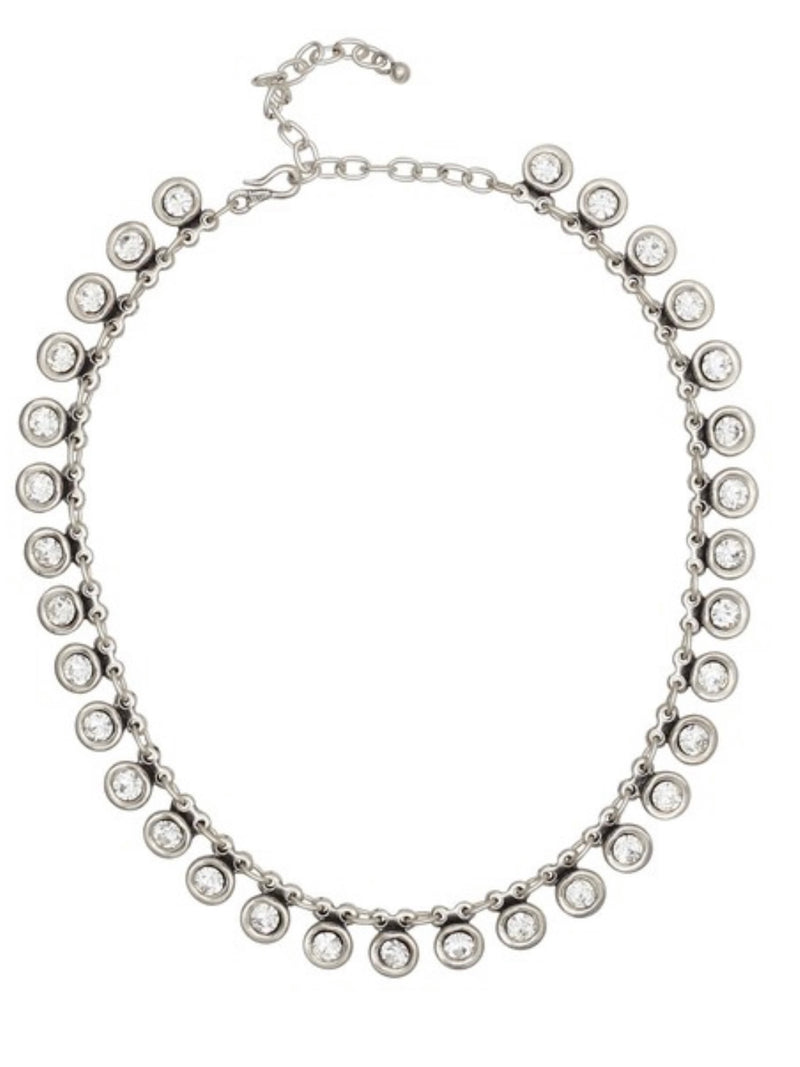 Delicate Boho Multi Crystals Necklace