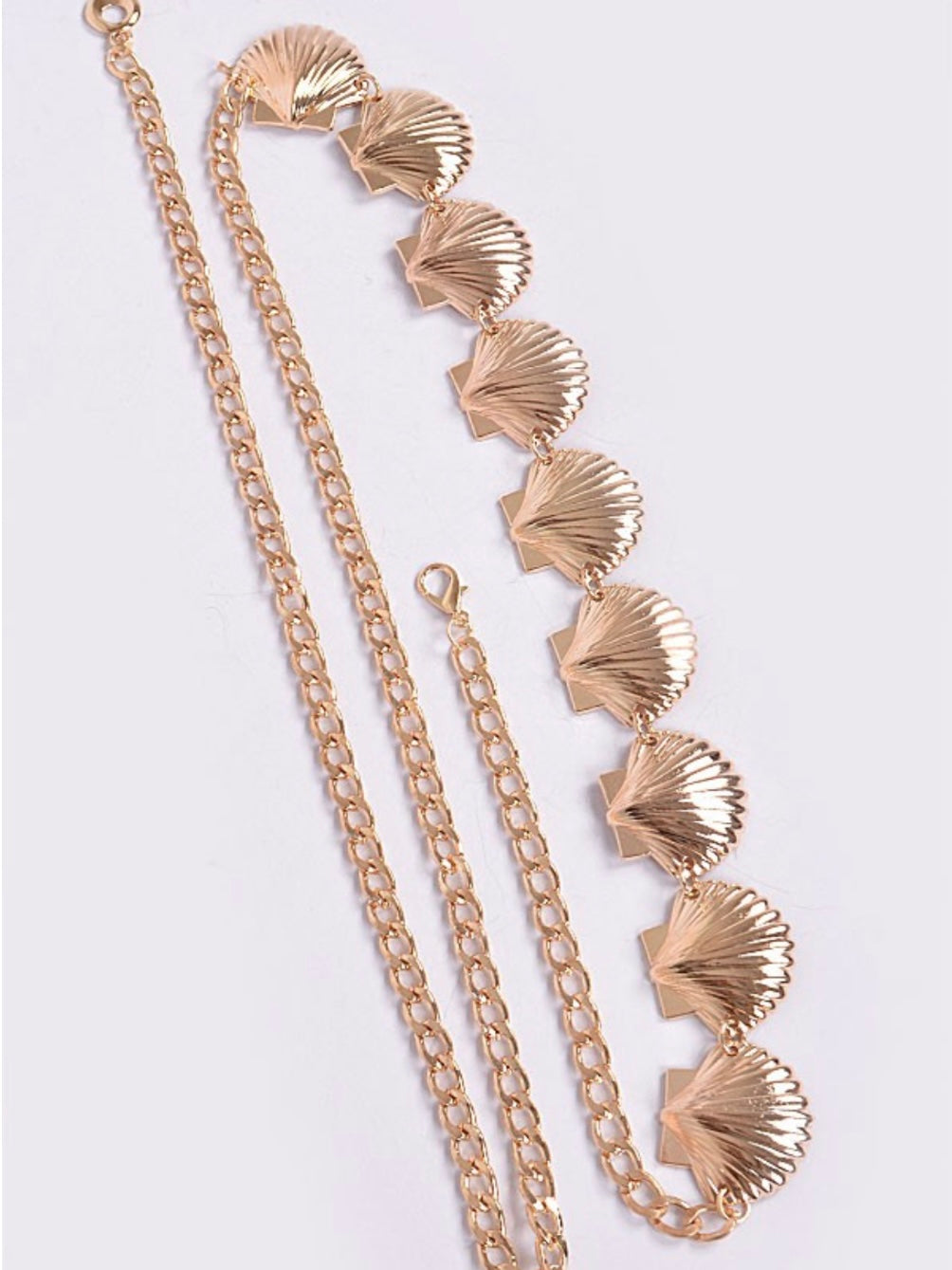 Metal Seashell Belt