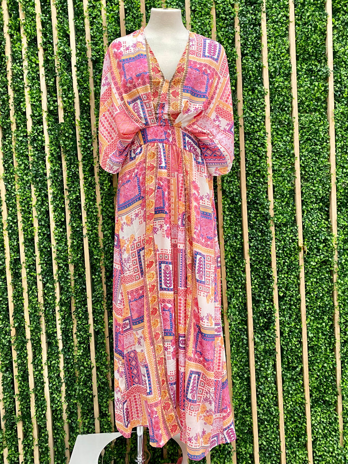 Beautiful Fitted Kimono Maxi