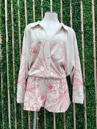 Floral Embroidered Blouse