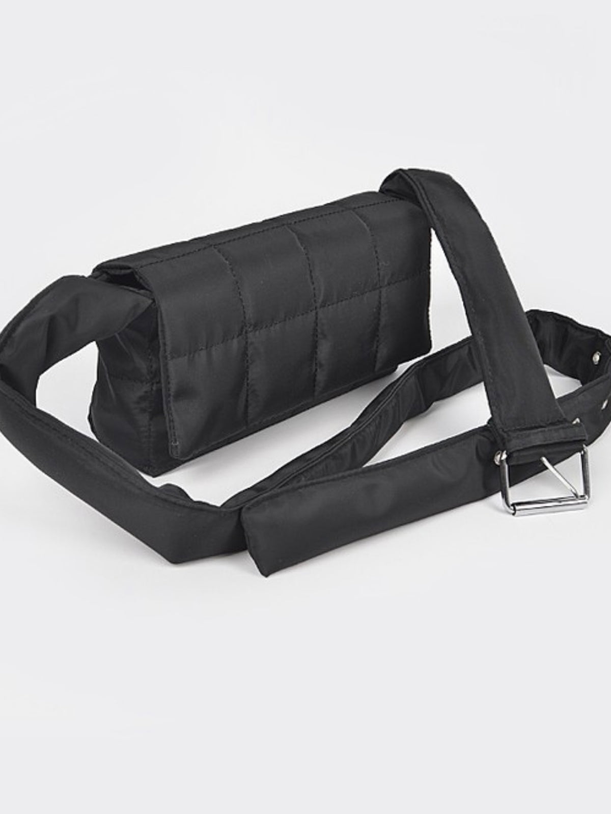 Padded Nylon Crossbody Bag