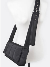 Padded Nylon Crossbody Bag