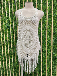 Short Fringe Coverup