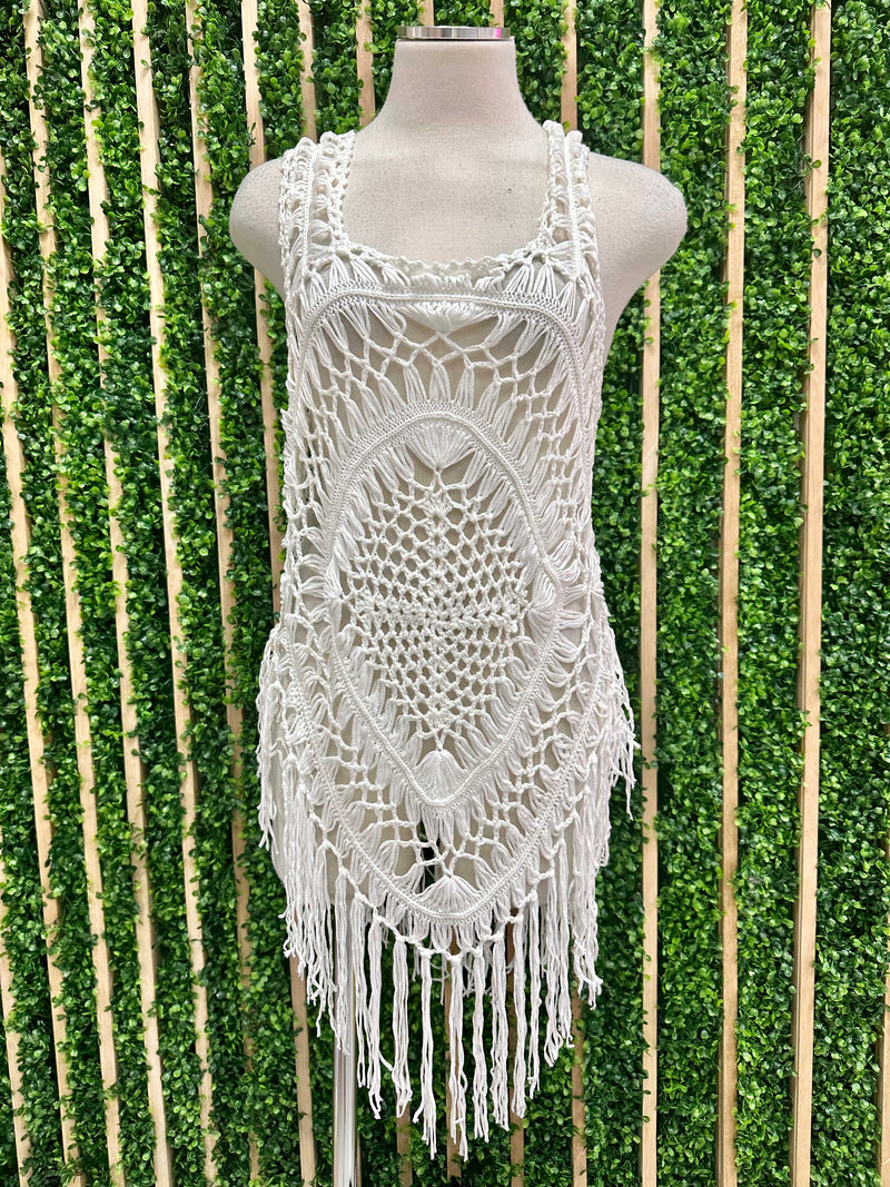 Short Fringe Coverup