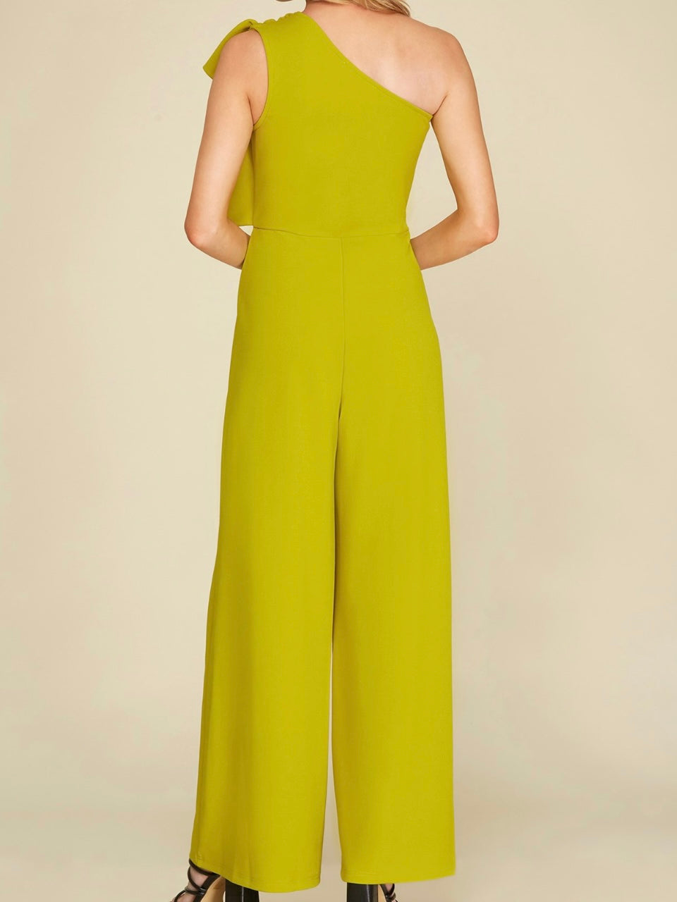 Delicate One Shoulder Detail Jumpsuit