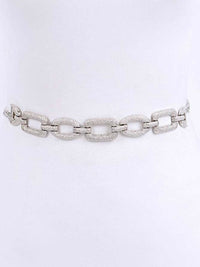 Textured Iconic Chain Belt