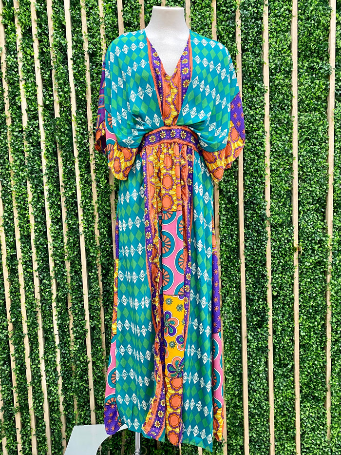 Beautiful Fitted Kimono Maxi