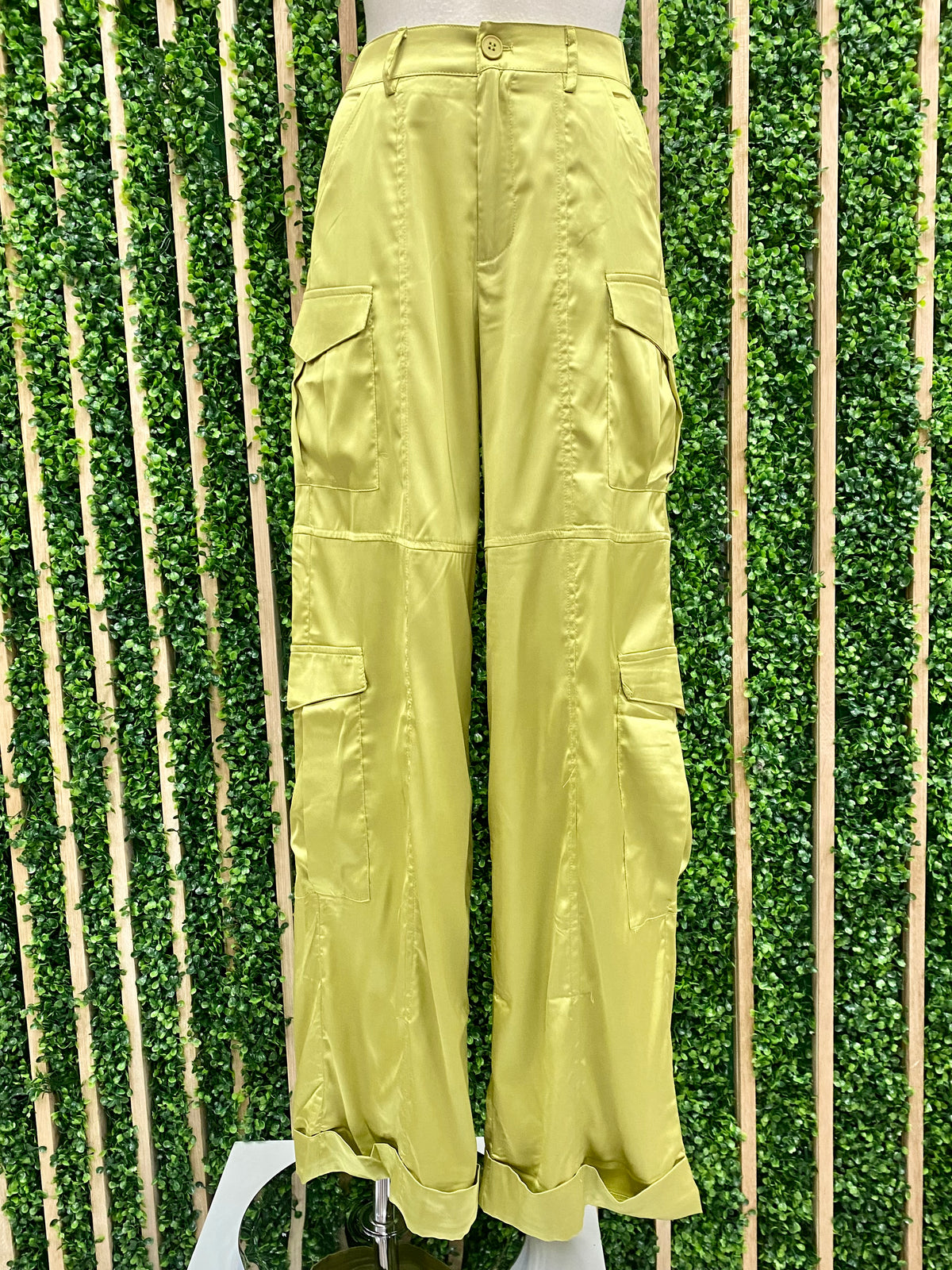 High Waist Wide Leg Cargo Pant