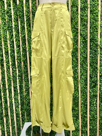 High Waist Wide Leg Cargo Pant