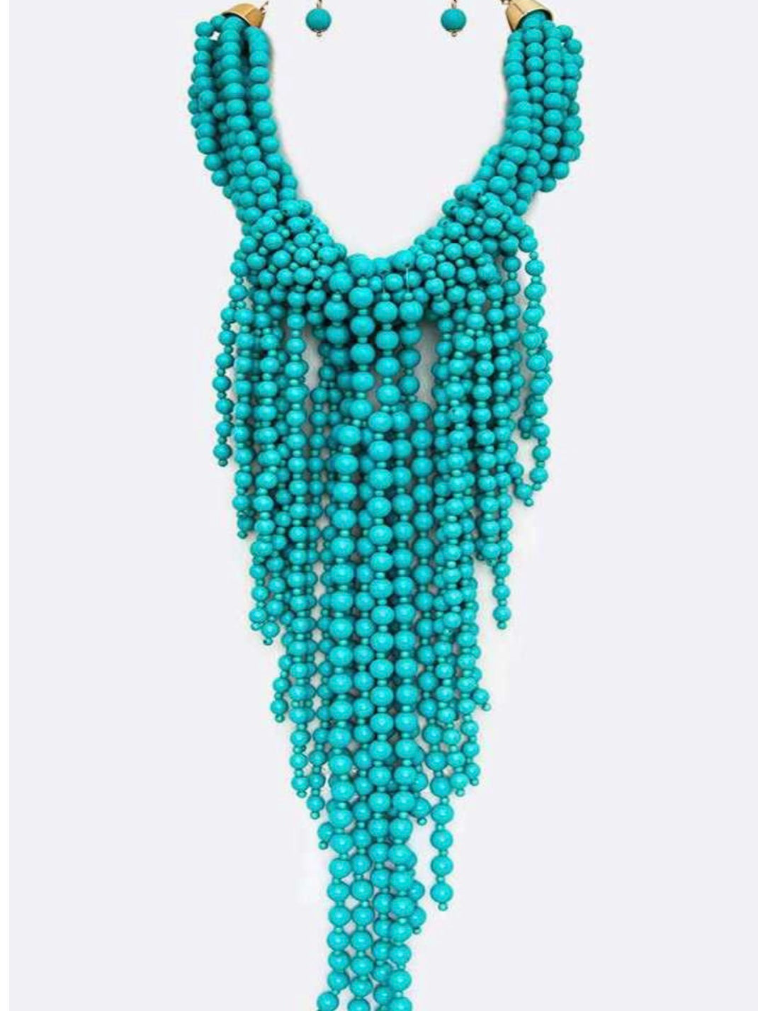 Bright Beads Statement Necklace