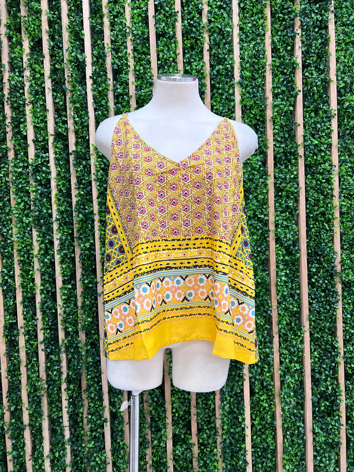 Yellow Paisley Cami