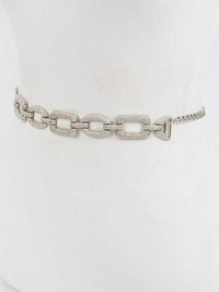 Textured Iconic Chain Belt