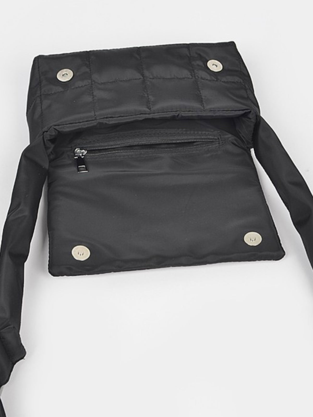 Padded Nylon Crossbody Bag