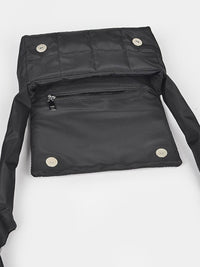Padded Nylon Crossbody Bag