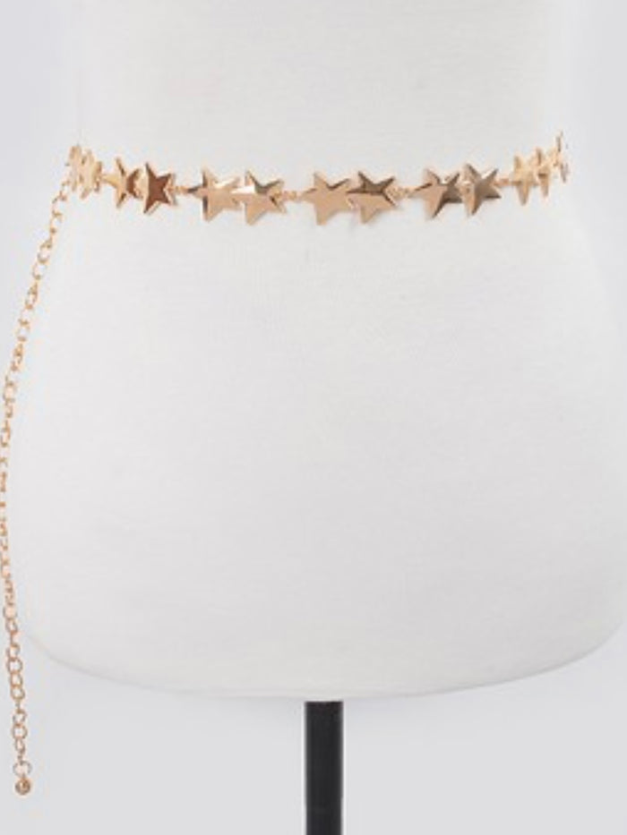 Gold Star Chain Belt