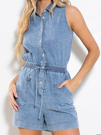 Light Denim Romper