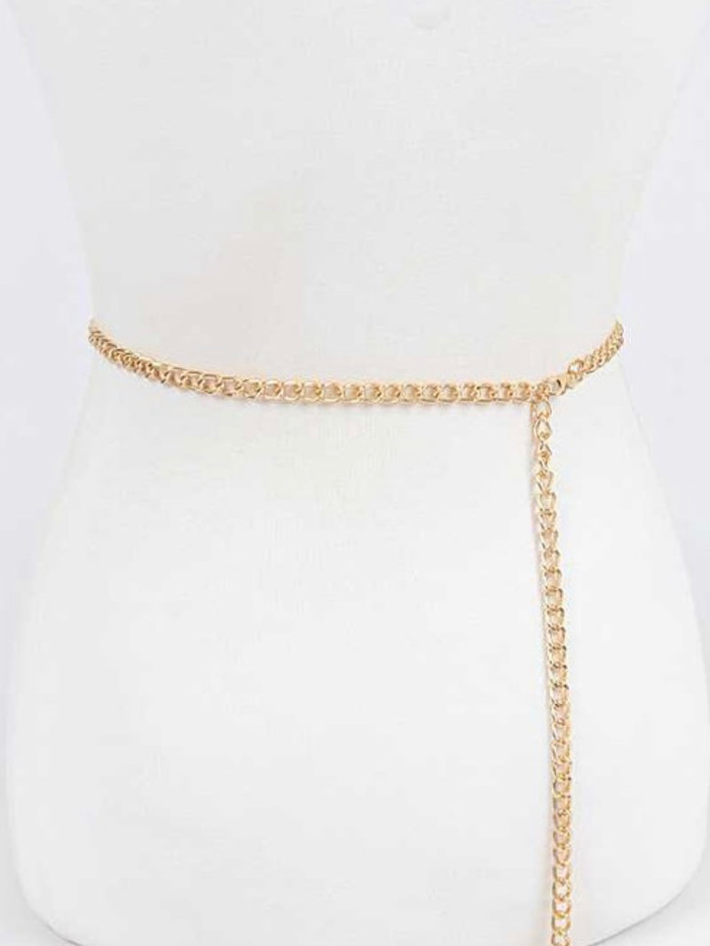 Textured Iconic Chain Belt