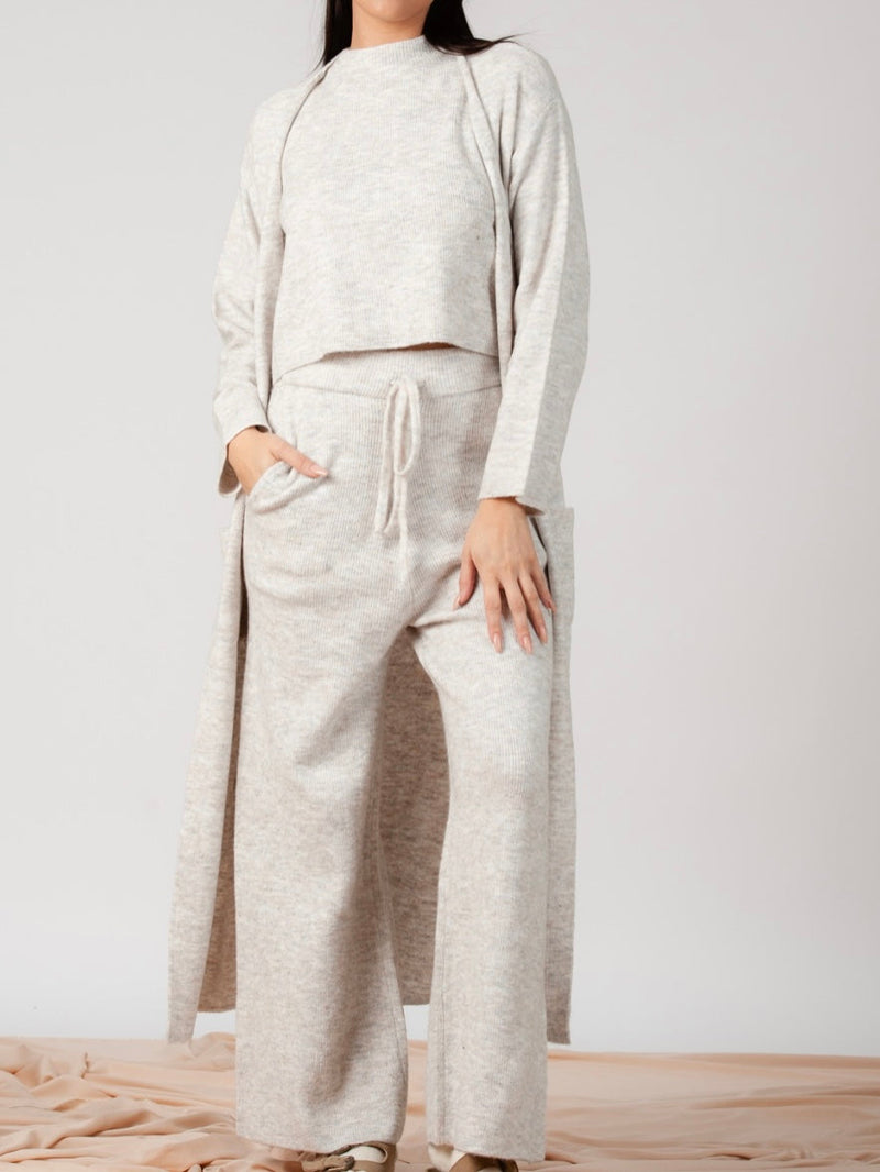 Heather knit Set