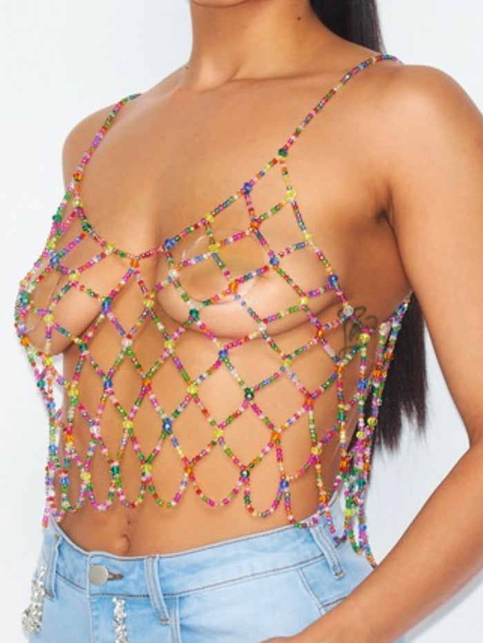 Multicolor Bead Tops