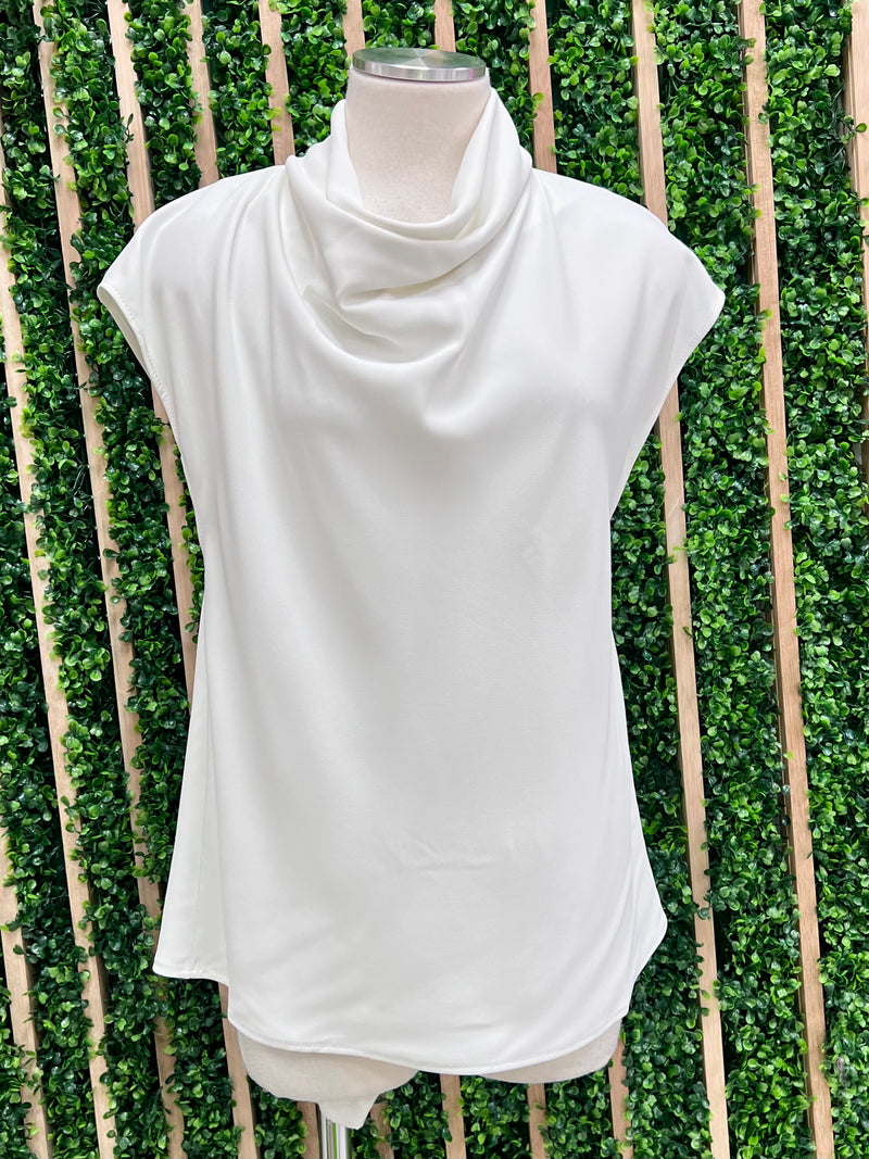 Cowl Neck Long Top